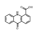 structure of CAS# 24782-64-7, 9-Oxo-9,10-Dihydro-4-Acridinecarboxylic Acid;4-Carboxy-9-acridanone;4-CARBOXY-9-ACRIDANONE96;9,10-dihydro-9-oxo-4-acridinecarboxylic acid
