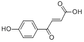 structure of CAS# 24849-48-7, 4-Hydroxybenzoylacrylic Acid;4-(4-Hydroxyphenyl)-4-Oxobut-2-Enoate;(E)-4-(4-Hydroxyphenyl)-4-Oxo-But-2-Enoate;4-(4-Hydroxyphenyl)-4-Oxo-But-2-Enoate