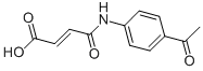 structure of CAS# 24870-12-0, (2Z)-4-[(4-Acetylphenyl)Amino]-4-Oxo-2-Butenoic Acid;(2E)-4-[(4-Acetylphenyl)Amino]-4-Oxobut-2-Enoic Acid;3-(N-(4-ACETYLPHENYL)CARBAMOYL)PROP-2-ENOIC ACID;4-(4-ACETYLANILINO)-4-OXO-2-BUTENOIC ACID