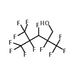 structure of CAS# 25065-50-3, 2,3,4,5,5,5-Hexafluoro-2,4-Bis(Trifluoromethyl)-1-Pentanol;1H,1H,3H-Perfluoro(2,4-dimethylpentan-1-ol);1H,1H,3H-Perfluoro(2,4-dimethylpentane-1-ol);2,3,4,5,5,5-Hexafluoro-2,4-bis(trifluoromethyl)pentan-1-ol
