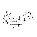 structure of CAS# 25080-19-7, 1,1,2,2,3,3,4,4,5,5,6,6,7,7,8,8-Hexadecafluoro-1-[(1,1,1,2,3,3,3-Heptafluoro-2-Propanyl)Oxy]-8-Iodooctane;1-Iodo-8-(heptafluoroisopropoxy)perfluorooctane;8-(Heptafluoroisopropoxy)-1-iodoperfluorooctane;MFCD09763607