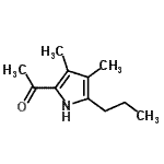 CAS#: 25110-21-8， 1-(3,4-Dimethyl-5-Propyl-1H-Pyrrol-2-Yl)Ethanone
