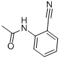 structure of CAS# 25116-00-1, N-(2-Cyanophenyl)Acetamide;N-(2-Cyanophenyl)Ethanamide;Ai-942/25034656;Bas 00288029