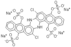 CAS#: 2519-28-0， Solubilised Vat Blue 6