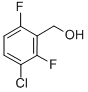 structure of CAS# 252004-35-6, 3-Chloro-2,6-Difluorobenzyl Alcohol;(3-Chloro-2,6-Difluoro-Phenyl)Methanol;Zinc02381666;3-Chloro-2,6-Difluorobenzyl Alcohol
