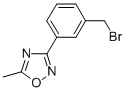 structure of CAS# 253273-90-4, 3-(3-(Bromomethyl)Phenyl)-5-Methyl-1,2,4-Oxadiazole;3-[3-(Bromomethyl)Phenyl]-5-Methyl-1,2,4-Oxadiazole 97%;3-[3-(BROMOMETHYL)PHENYL]-5-METHYL-1,2,4-OXADIAZOLE;3-(5-METHYL-1,2,4-OXADIAZOL-3-YL)BENZYL BROMIDE