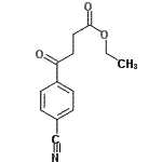 structure of CAS# 25370-40-5, Ethyl 4-(4-Cyanophenyl)-4-Oxobutanoate;Ethyl-4-(4-cyanophenyl)-4-oxobutyrate