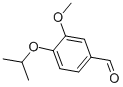 structure of CAS# 2538-98-9, 3-Methoxy-4-(1-Methylethoxy)-Benzaldehyde;4-Isopropoxy-3-Methoxy-Benzaldehyde;4-Isopropoxy-3-Methoxybenzaldehyde;3-Methoxy-4-Propan-2-Yloxy-Benzaldehyde
