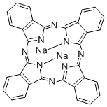 structure of CAS# 25476-27-1, Sodium Phthalocyanine;29H,31H-Phthalocyanine, Disodium Salt;402745_Aldrich