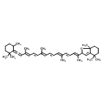 CAS 登录号：25548-02-1， 4,4,7A-三甲基-2-[(1E,3E,5E,7E,9E,11E,13E)-1,5,10,14-四甲基-16-(2,2,6-三甲基环己亚基)十六-1,3,5,7,9,11,13,15-八烯基]-2,5,6,7-四氢苯并呋喃
