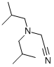 structure of CAS# 25553-97-3, Diisobutylaminoacetonitrile;2-(Diisobutylamino)Acetonitrile;2-(Bis(2-Methylpropyl)Amino)Ethanenitrile;Nci26720