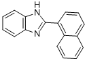 结构式 CAS# 2562-81-4, 2-萘-1-基-1H-苯并咪唑