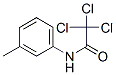 结构式 CAS# 2563-96-4, 2,2,2-三氯-N-(3-甲基苯基)乙酰胺