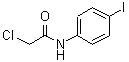 structure of CAS# 2564-00-3, 2-Chloro-N-(4-Iodophenyl)Acetamide;acetamide, 2-chloro-N-(4-iodophenyl);MFCD00171531;N1-(4-Iodophenyl)-2-chloroacetamide