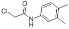 structure of CAS# 2564-04-7, 2-Chloro-N-(3,4-Dimethylphenyl)Acetamide;2-Chloro-N-(3,4-Dimethylphenyl)Ethanamide;Sbb004519;Zinc01768403