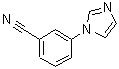 structure of CAS# 25699-85-8, 3-(1H-Imidazol-1-Yl)Benzonitrile;3-imidazolylbenzenecarbonitrile;MFCD07368519;ZINC04262676