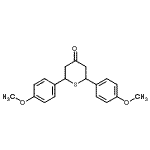 CAS#: 2573-84-4， 2,6-Bis(4-Methoxyphenyl)Tetrahydro-4H-Thiopyran-4-One
