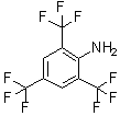 结构式 CAS# 25753-22-4, 2,4,6-三(三氟甲基)苯胺