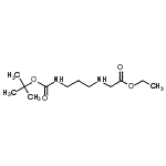 CAS#: 258332-57-9， Ethyl N-[3-({[(2-Methyl-2-Propanyl)Oxy]Carbonyl}Amino)Propyl]Glycinate