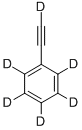 structure of CAS# 25837-47-2, Ethynyl-D-Benzene-D5