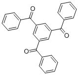 structure of CAS# 25871-69-6, 1,3,5-Benzenetriyltris[Phenyl-Methanone];[3,5-Bis(Benzoyl)Phenyl]-Phenyl-Methanone;[3,5-Bis(Oxo-Phenylmethyl)Phenyl]-Phenylmethanone;[3,5-Bis(Phenylcarbonyl)Phenyl]-Phenyl-Methanone