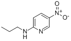 结构式 CAS# 25948-11-2, 5-硝基-2-(N-丙基氨基)吡啶