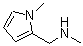 structure of CAS# 26052-09-5, N-Methyl-1-(1-Methyl-1H-Pyrrol-2-Yl)Methanamine;Methyl-(1-methyl-1H-pyrrol-2-ylmethyl)amine;Methyl-(1-methyl-1H-pyrrol-2-ylmethyl)-amine;methyl[(1-methyl-1H-pyrrol-2-yl)methyl]amine