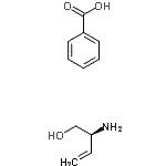 CAS 登录号：261360-75-2， (2S)-2-氨基-3-丁烯-1-醇苯甲酸酯(1:1)