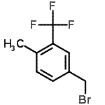 结构式 CAS# 261952-19-6, 4-(溴甲基)-1-甲基-2-(三氟甲基)苯