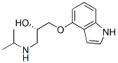 结构式 CAS# 26328-11-0, (S)-1-(1H-吲哚-4-基氧基)-3-((1-甲基乙基)氨基)-2-丙醛