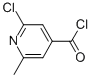 structure of CAS# 26413-58-1, 2-Chloro-6-Methylpyridine-4-Carbonyl Chloride;2-CHLORO-6-METHYLPYRIDINE-4- CARBONYL CHLORIDE 95%;2-Chloro-6-Methylpyridine-4-Carbonyl Chloride ,97%;2-CHLORO-6-METHYLPYRIDINE-4-CARBONYL CHLORIDE