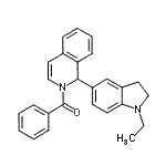 CAS#: 26580-47-2， [1-(1-Ethyl-2,3-Dihydro-1H-Indol-5-Yl)-2(1H)-Isoquinolinyl](Phenyl)Methanone