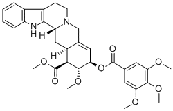 CAS#: 2671-59-2， (3beta,16beta,17alpha,18beta)-19,20-Didehydro-17-Methoxy-18-((3,4,5-Trimethoxybenzoyl)Oxy)-Yohimban-16-Carboxylic Acid Methyl Ester
