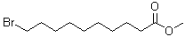 结构式 CAS# 26825-94-5, 10-溴癸酸甲酯