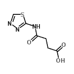 CAS#: 26861-97-2， 4-Oxo-4-(1,3,4-Thiadiazol-2-Ylamino)Butanoic Acid