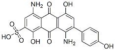 CAS#: 26869-99-8， 4,8-Diamino-9,10-Dihydro-1,5-Dihydroxy-7-(4-Hydroxyphenyl)-9,10-Dioxoanthracene-2-Sulphonic Acid