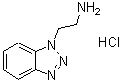 结构式 CAS# 2690-84-8, 2-(1H-苯并三唑-1-基)乙胺盐酸盐(1:1)