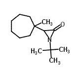 CAS#: 26944-18-3， 3-(1-Methylcycloheptyl)-1-(2-Methyl-2-Propanyl)-2-Aziridinone