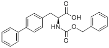 结构式 CAS# 270568-72-4, 苄氧羰基-4-联苯-L-丙氨酸