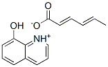 CAS#: 27143-44-8， 8-Hydroxyquinolinium (E,E)-Hexa-2,4-Dienoate