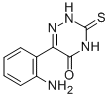 结构式 CAS# 27161-64-4, 6-(2-氨基-苯基)-3-硫代-3,4-二氢-2H-[1,2,4]三嗪-5-酮