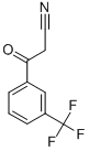 structure of CAS# 27328-86-5, beta-Oxo-3-(Trifluoromethyl)-Benzenepropanenitrile;3-Keto-3-[3-(Trifluoromethyl)Phenyl]Propionitrile;Zinc00128855;3-Trifluoromethylbenzoylacetonitrile