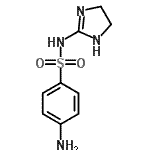 CAS#: 2733-54-2， 4-Amino-N-(4,5-Dihydro-1H-Imidazol-2-Yl)Benzenesulfonamide
