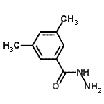 structure of CAS# 27389-49-7, 3,5-Dimethylbenzohydrazide;3,5-DIMETHYL BENZO HYDRAZIDE;3,5-Dimethylbenzohydrazide;3,5-Dimethyl-benzoic acid hydrazide