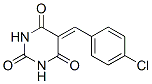 structure of CAS# 27402-31-9, 5-[(4-Chlorophenyl)Methylidene]-1,3-Diazinane-2,4,6-Trione;5-[(4-Chlorophenyl)Methylene]Hexahydropyrimidine-2,4,6-Trione;5-(4-Chlorobenzylidene)Barbituric Acid;Cds1_000131