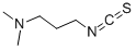 structure of CAS# 27421-70-1, (3-Isothiocyanato-Propyl)-Dimethyl-Amine;3-Isothiocyanatopropyl-Dimethyl-Ammonium;3-Isothiocyanatopropyl-Dimethylammonium;3-Isothiocyanatopropyl-Dimethyl-Azanium