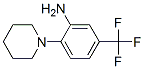 structure of CAS# 27429-68-1, 2-(1-Piperidinyl)-5-(Trifluoromethyl)-Benzenamine Hydrochloride (1:1);N-[2-Amino-4-(Trifluoromethyl)Phenyl]Piperidine 97%;N-[2-Amino-4-(Trifluoromethyl)Phenyl]Piperidine97%