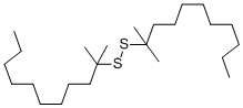 structure of CAS# 27458-90-8, Di-Tert-Dodecyl Disulfide;2-(1,1-Dimethyldecyldisulfanyl)-2-Methyl-Undecane;2-(1,1-Dimethyldecyldisulfanyl)-2-Methylundecane;527912_Aldrich