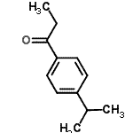 structure of CAS# 27465-52-7, 1-(4-Isopropylphenyl)-1-Propanone;1-(4-isopropylphenyl)-1-propanone;1-(4-Isopropyl-phenyl)-propan-1-one;1-[4-(methylethyl)phenyl]propan-1-one