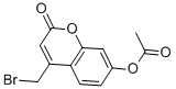 structure of CAS# 2747-04-8, [4-(Bromomethyl)-2-Oxochromen-7-Yl] Acetate;[4-(Bromomethyl)-2-Oxo-Chromen-7-Yl] Acetate;Acetic Acid [4-(Bromomethyl)-2-Oxo-7-Chromenyl] Ester;Acetic Acid [4-(Bromomethyl)-2-Keto-Chromen-7-Yl] Ester